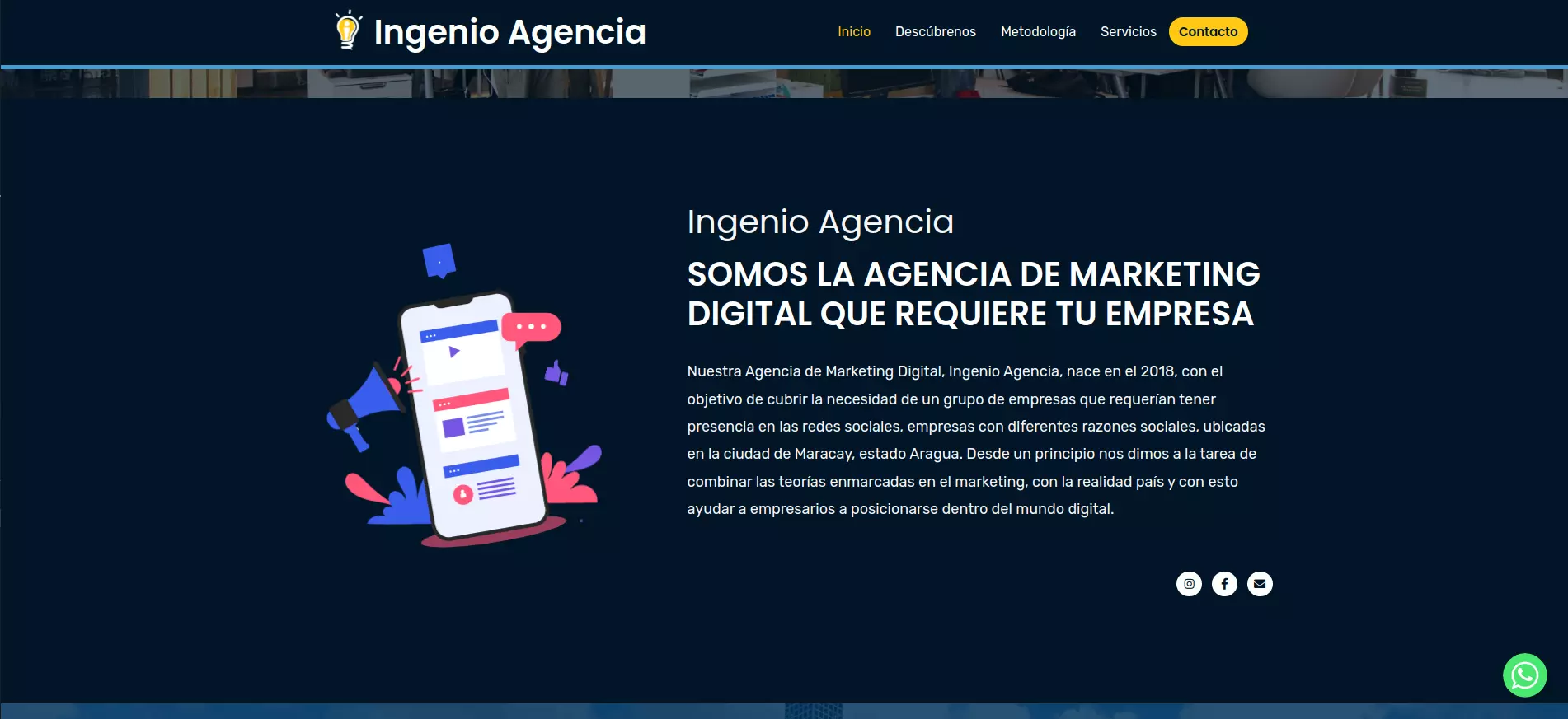 Sitio web Ingenio Agencia